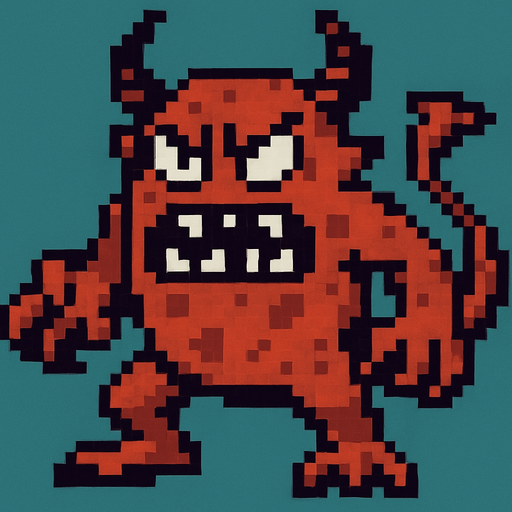 Retro pixel style from arcade