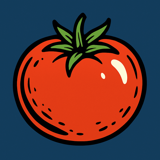 Tomate.
In-Game asset.  2d.  High contrast.  No shadows