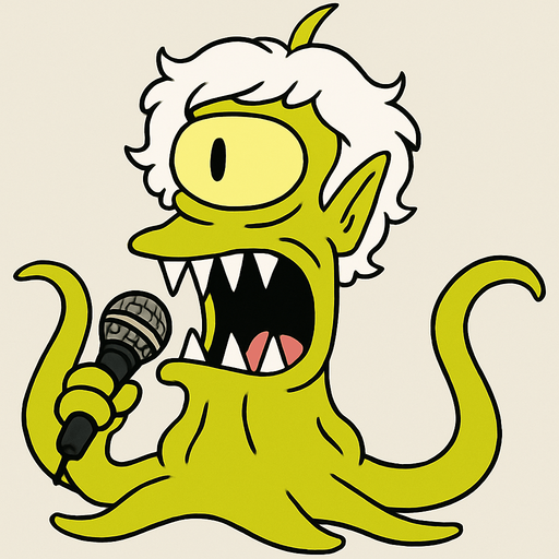 Make my character have cute white hair and make him hold a microphone