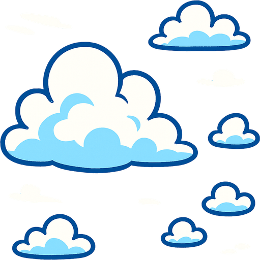 Sky background.
In-Game asset.  2d.  High contrast.  No shadows