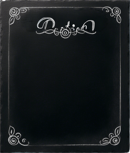 Text "POTION" handwritten in chalk