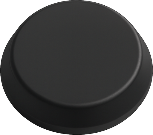 Keyboard button (black). No background. Transparent background. Blank background. Shadows. 3d. In-Game asset. Top angle.