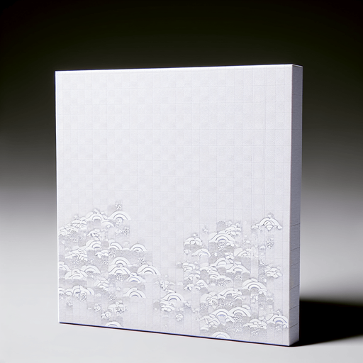 japanese inspired snes 2d flat white paper.
Single Game Texture.  In-Game asset.  2d.  Blank background.  High contrast.  No shadows