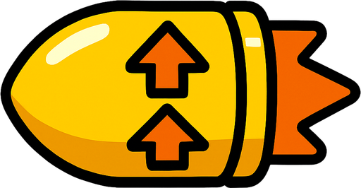 Upgrade power bullet.
In-Game asset.  2d.  High contrast.  No shadows