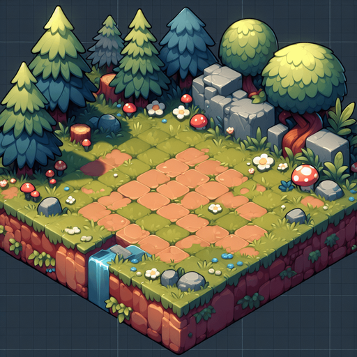 gri kare.
Single Game Texture.  In-Game asset.  2d.  Blank background.  High contrast.  No shadows