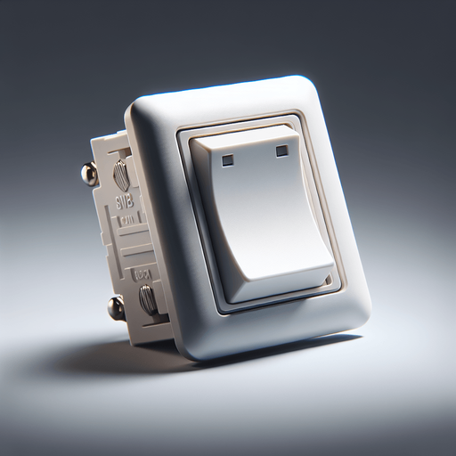 matte white rockerSwitch front view.