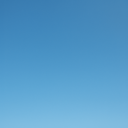 Photorealistic blue sky without clouds.