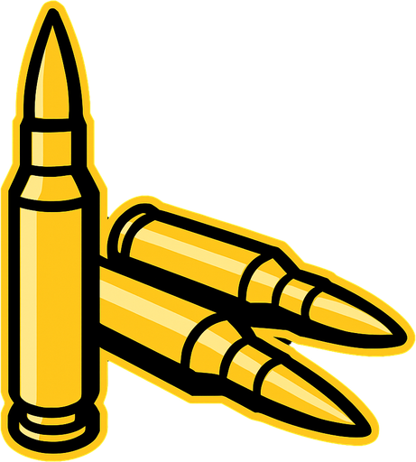 Ammo.
In-Game asset.  2d.  High contrast.  No shadows