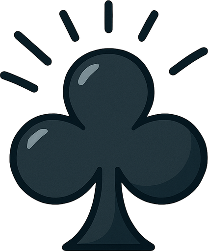 Just the club from this picture with a **Fan/Spray Symbol** - Three or more lines radiating outward from a central point