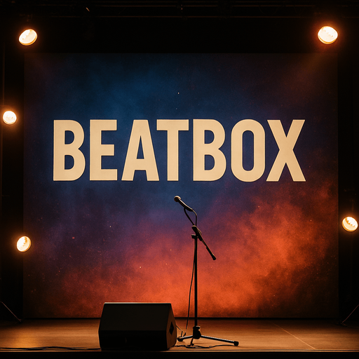 beatbox stage background real photo