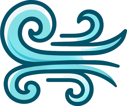 wind.
In-Game asset.  2d.  High contrast.  No shadows