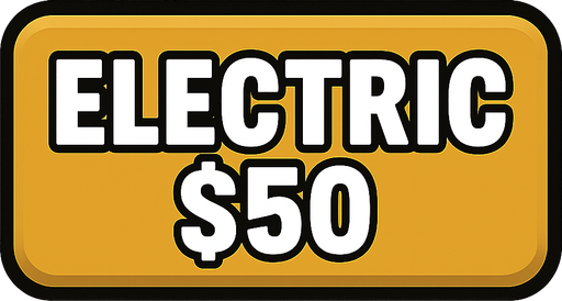 Make button gold and say electric $50