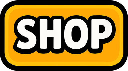 shopButton.
In-Game asset.  2d.  High contrast.  No shadows