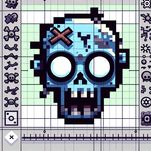 animation zombie.
Single Game Texture. In-Game asset. 2d. Blank background. High contrast. No shadows.