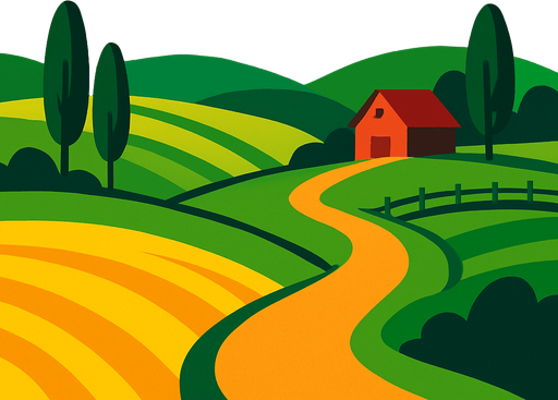 Fond d'écran campagne.
In-Game asset.  2d.  High contrast.  No shadows