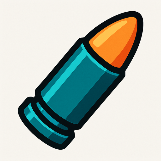 Mermi.
In-Game asset.  2d.  High contrast.  No shadows