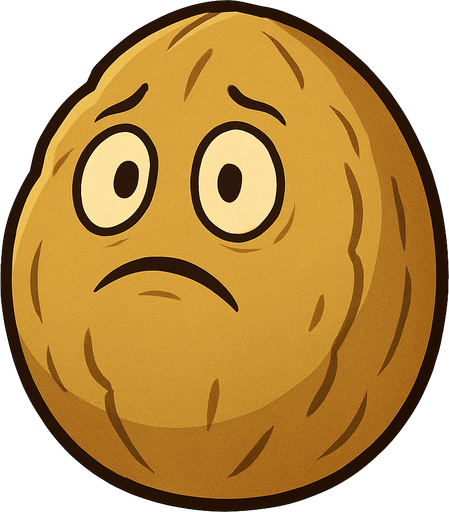 Wallnut del videojuego plantas vs zombies.
In-Game asset.  No shadows