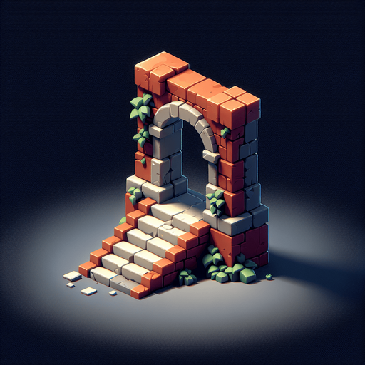 obstacle.
Single Game Texture.  In-Game asset.  2d.  Blank background.  High contrast.  No shadows