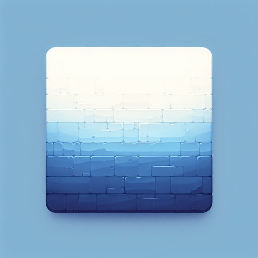 Стена белая синия.
Single Game Texture. In-Game asset. 2d. Blank background. High contrast. No shadows.