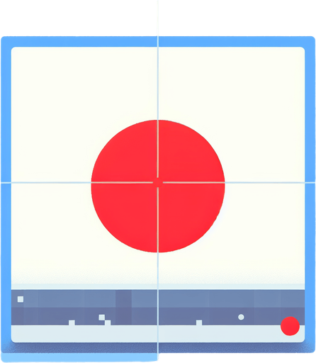 red dot.
Single Game Texture.  In-Game asset.  2d.  Blank background.  High contrast.  No shadows