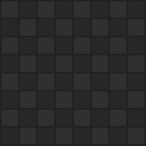 dama tahtası gibi ama renkler koyu gri ve çok daha az koyu gri tonlarında 6 farklı koyu gri tonu rasgele sıralanmış dama tahtası beyaz kare falan yok.
In-Game asset.  2d.  High contrast.  No shadows