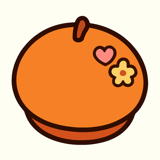 cute design beret top view..
In-Game asset.  2d.  High contrast.  No shadows