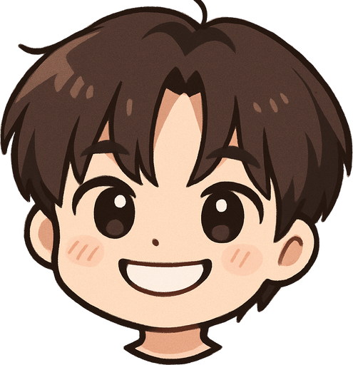 make him in cartoon chibi style, please. retains key facial features like his charming smile