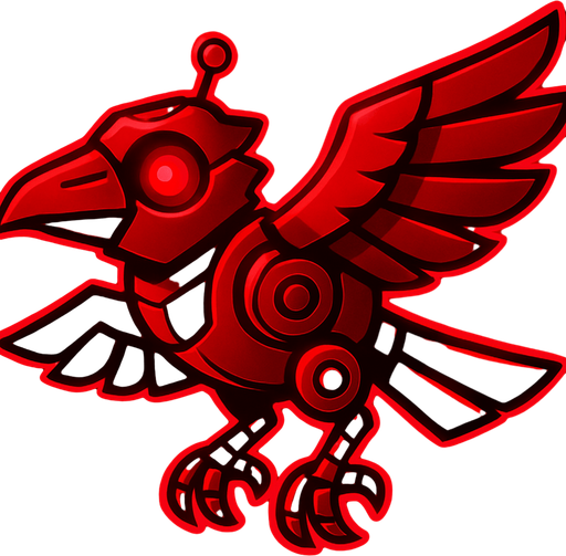 Con ojos rojos y aura roja