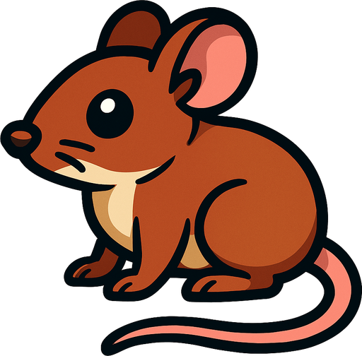 draw a mouse.
In-Game asset.  2d.  High contrast.  No shadows