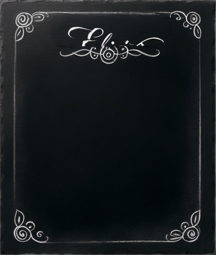 Top Title "ELIXIR" handwritten in chalk