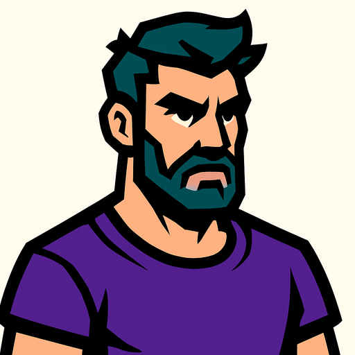MAN.
In-Game asset.  2d.  High contrast.  No shadows