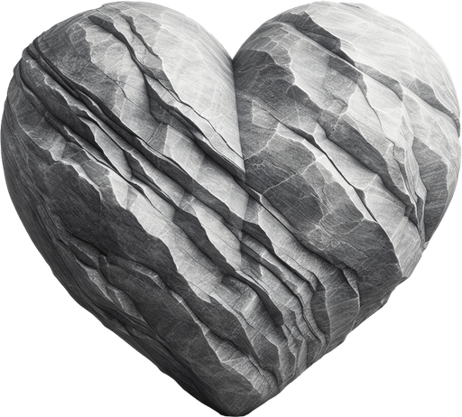 a big stone heart