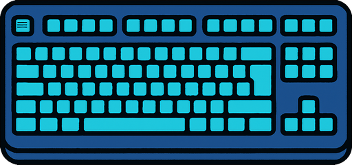 PC Klavye.
In-Game asset.  2d.  High contrast.  No shadows