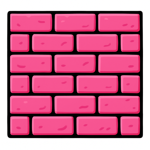 warna pink dinding
In-Game asset.  2d.  High contrast.  No shadows