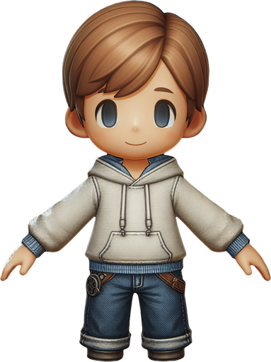 МАЛЬЧИК ОДНА ШТУКА.
Single Game Texture. In-Game asset. Мальчик