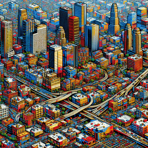 Los Santos.
Single Game Texture. In-Game asset. 2d. Blank background. High contrast. No shadows.