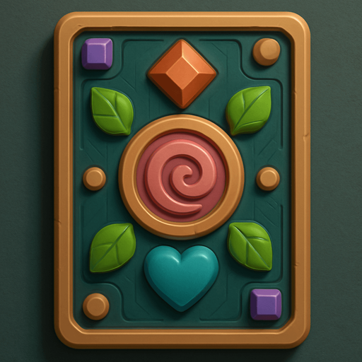 The back of the playing card will not have traditional playing card symbols and will include 3D visuals..
In-Game asset. 3d