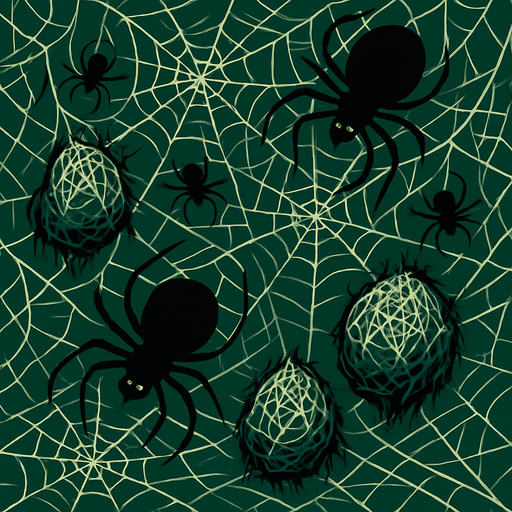 Fond d'écran nid des araignées.
In-Game asset.  2d.  High contrast.  No shadows