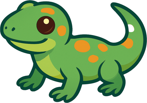 Little lizard.
In-Game asset.  No shadows