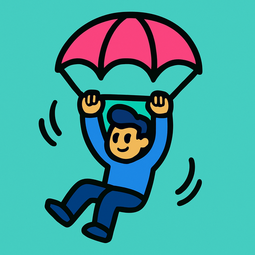 Slow fall.
In-Game asset.  2d.  High contrast.  No shadows