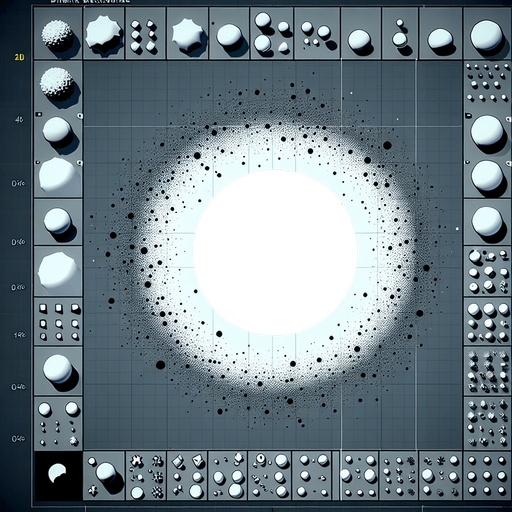 Particles.
Single Game Texture. In-Game asset. 2d. Blank background. High contrast. No shadows.