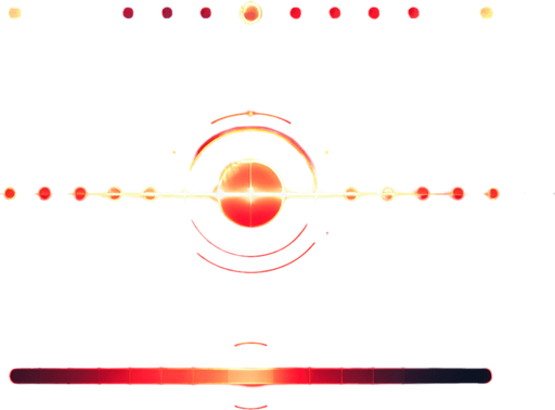 A red glowing line. Bright red core with subtle outer glow. 
Single Game Texture. In-Game asset. 2d. Blank background. High contrast. No shadows.