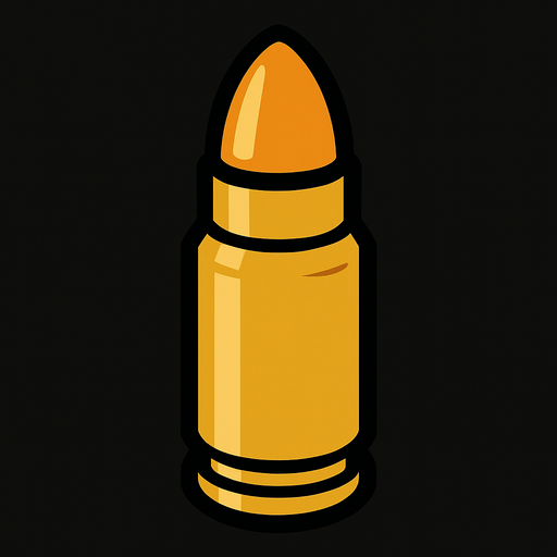 munition.
In-Game asset.  2d.  High contrast.  No shadows