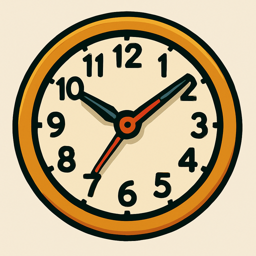 CLOCK.
In-Game asset.  2d.  High contrast.  No shadows