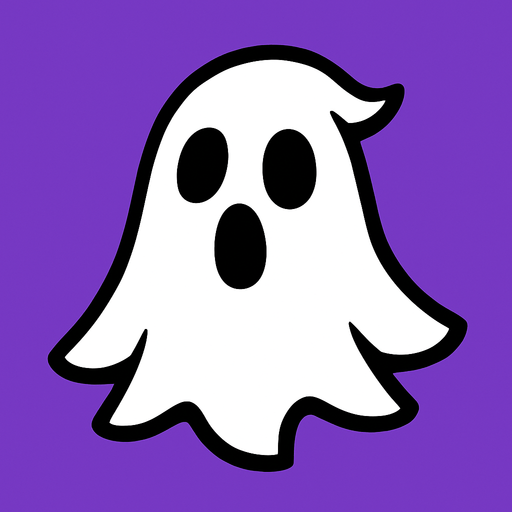 Ghost.
In-Game asset.  2d.  High contrast.  No shadows