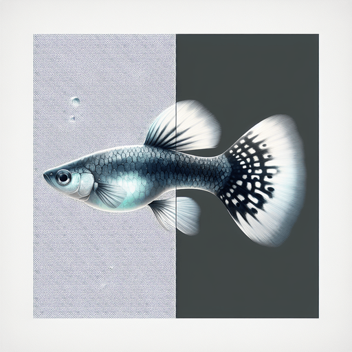 A realistic gupyfish swiming to the right.
Single Game Texture. In-Game asset. 2d. Blank background. High contrast. No shadows.