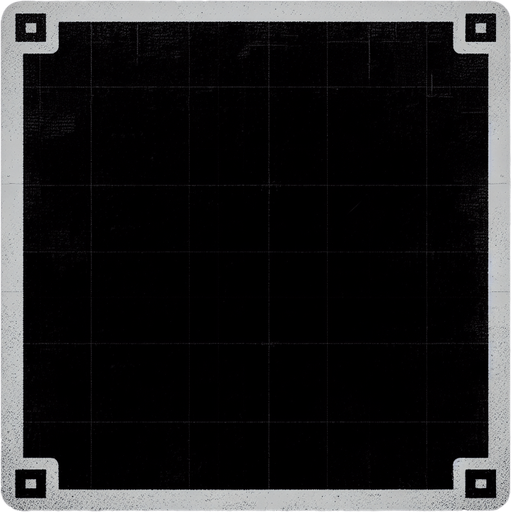 wall view from top-down, game asset videogame, black color, simple.
Single Game Texture. In-Game asset. 2d. Blank background. High contrast. No shadows. worn out sticker. 90's style. vintage. simple. top-down view. poster. sticker