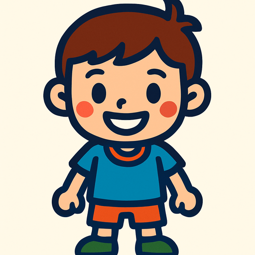 he is boy. my son.
In-Game asset.  2d.  High contrast.  No shadows
