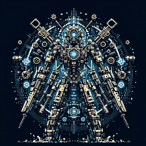 Enemy.
Make an image of enemy in a game that has a robotic look