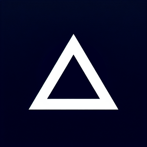 white triangle.
